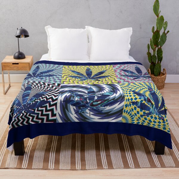 Item preview, Pot Leaf Pop Art with Retro Colorful Psychedelic Spirals with Trippy Liquid Pot Leaf designed and sold by YomeHayin.