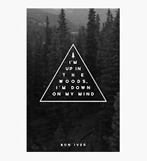 Woods -- Bon Iver Photographic Print