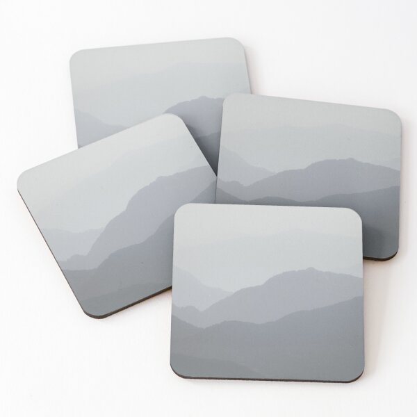 Item preview, Layers of Hills Peaceful Calming Foggy Rolling Mountains Lake Garda Italy  designed and sold by PhotosByVille.
