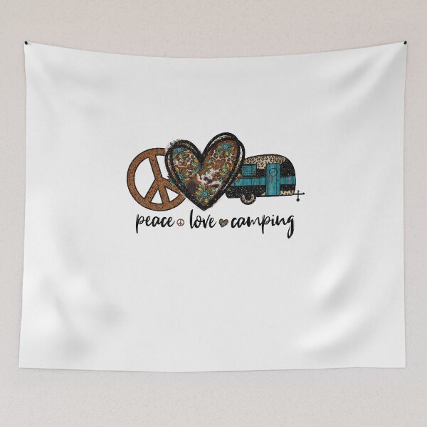 Item preview, Peace Love Camping designed and sold by EcMermaid1972.