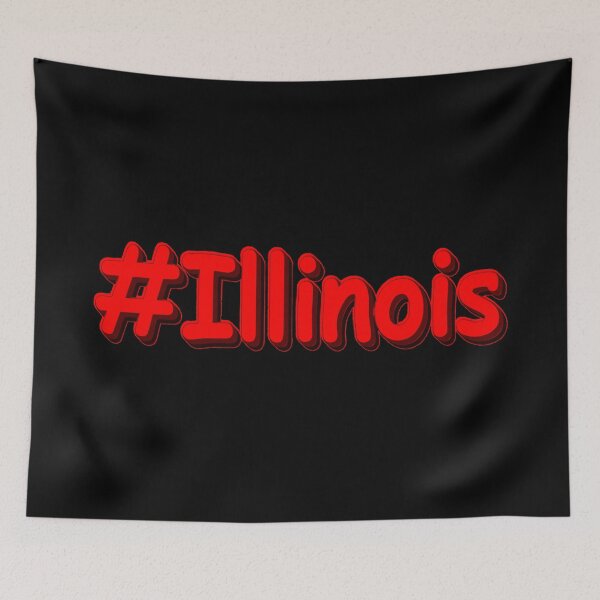 Item preview, "#Illinois " Cute Design. Buy Now designed and sold by Health And Fitness Posts e-Store.