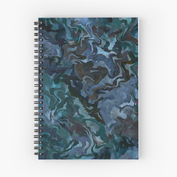 Item preview, Jungle Marble - Blue designed and sold by Allison Stockslager.