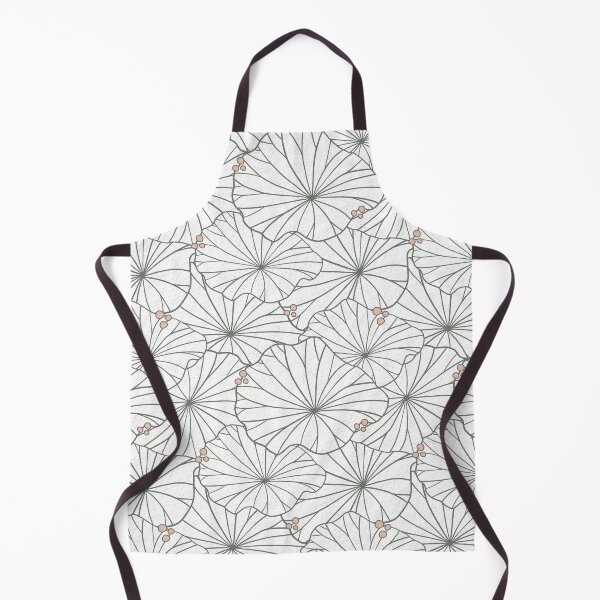 Item preview, Lotus Leaves Pattern in White designed and sold by Gwen Tan.