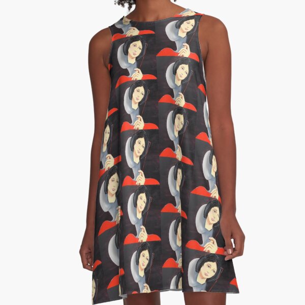 Behind the Mask A-Line Dress