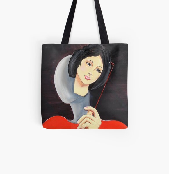 Behind the Mask All Over Print Tote Bag