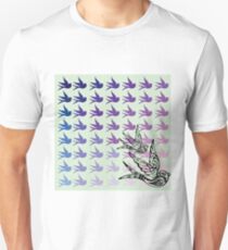 Green Birds Unisex T-Shirt