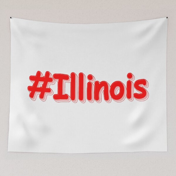 Item preview, "#Illinois " Cute Design. Buy Now designed and sold by Health And Fitness Posts e-Store.
