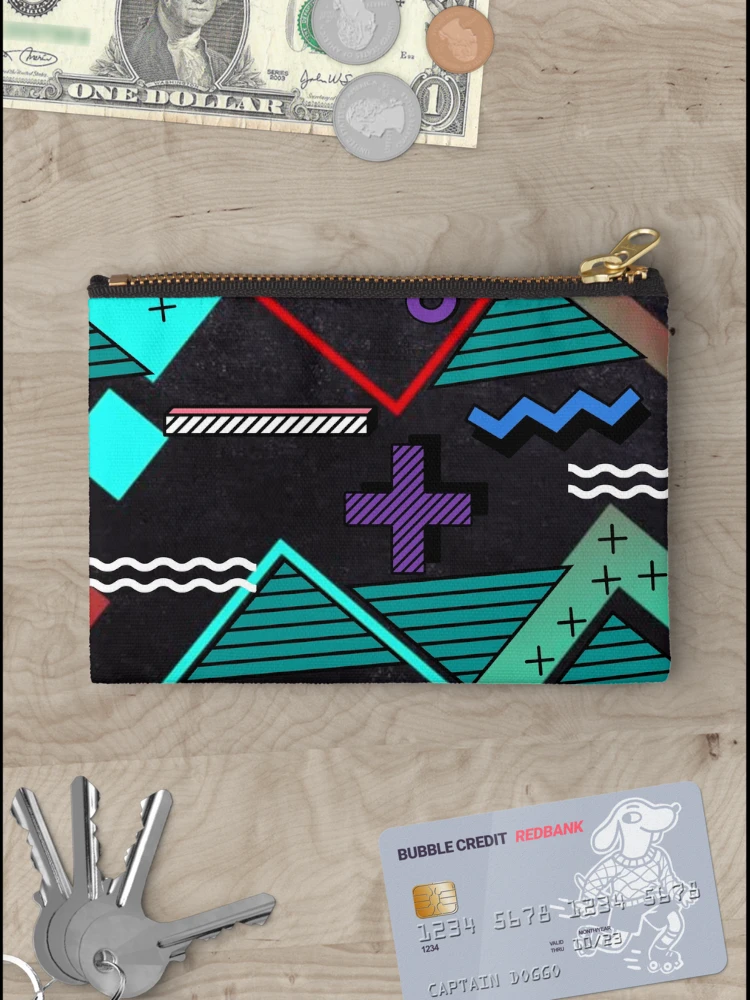 Thumbnail 3 of 4, Zipper Pouch, Geometric Pattern - Colorful designed and sold by SBWorld.