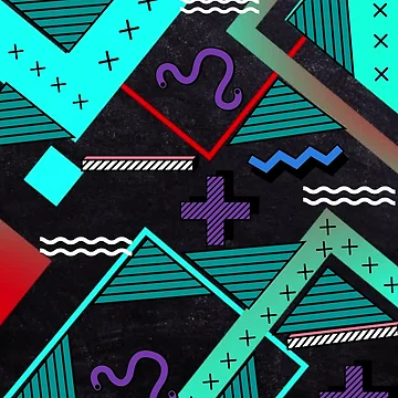 Artwork thumbnail, Geometric Pattern - Colorful by SBWorld