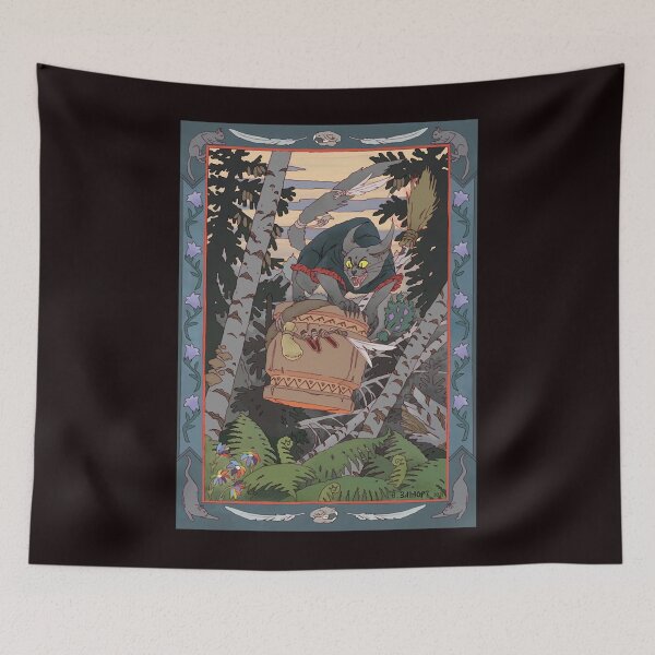 Item preview, Gato Baba Yaga designed and sold by jarmarcussevag.