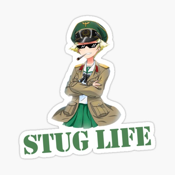 Girls und Panzer Stug life Sticker