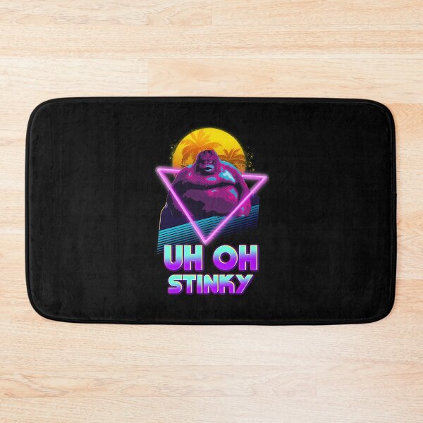 Item preview, Uh Oh Stinky Poop Le Monke 80s Vaporwave Outrun Style designed and sold by gabriellalind.