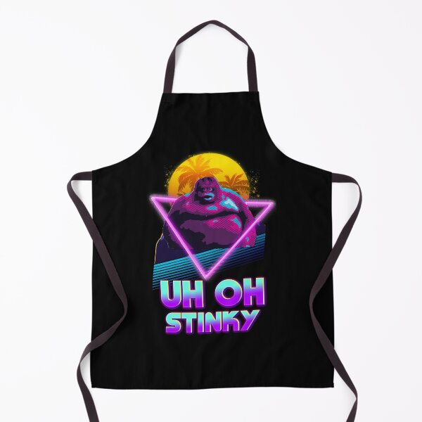 Item preview, Uh Oh Stinky Poop Le Monke 80s Vaporwave Outrun Style designed and sold by gabriellalind.