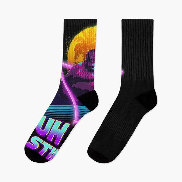 Item preview, Uh Oh Stinky Poop Le Monke 80s Vaporwave Outrun Style designed and sold by gabriellalind.