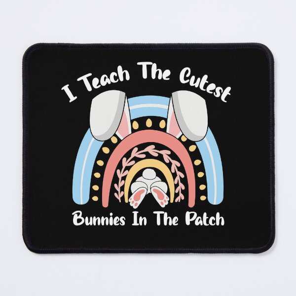 Item preview, I Teach The Cutest Bunnies In The Patch Leopard Rainbow Teacher designed and sold by Tatus Brinal.