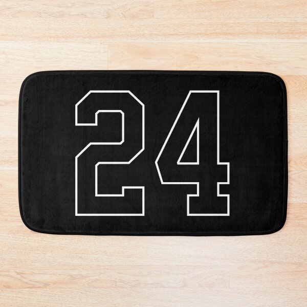 Item preview, Black Number 24 lucky sports jersey twenty four designed and sold by HeavyStyle.
