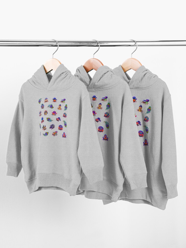 Thumbnail 3 of 5, Toddler Pullover Hoodie, Peacock spider designed and sold by pikaole.