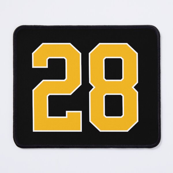 Item preview, Yellow Number 28 lucky sports jersey twenty eight designed and sold by HeavyStyle.