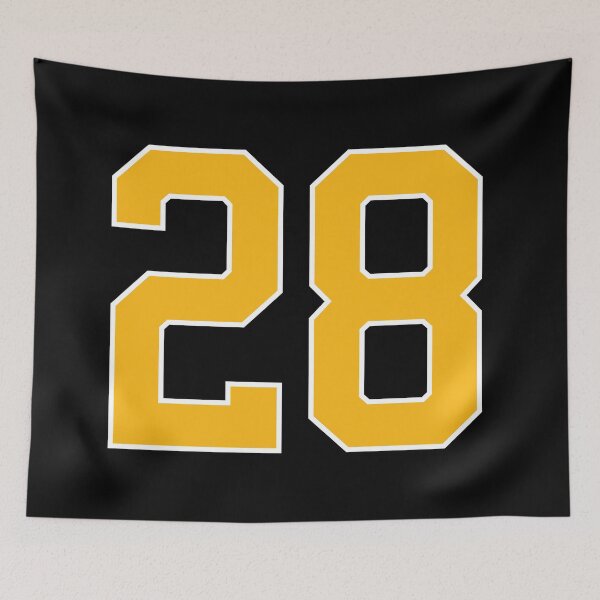 Item preview, Yellow Number 28 lucky sports jersey twenty eight designed and sold by HeavyStyle.