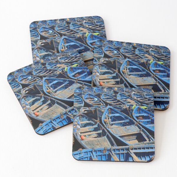 Item preview,  Blue fishing boats, Essaouira designed and sold by studio838.