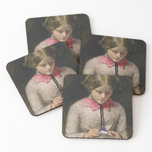 Item preview, The Violet's Message by Sir John Everett Millais - Vintage Art designed and sold by RickE.