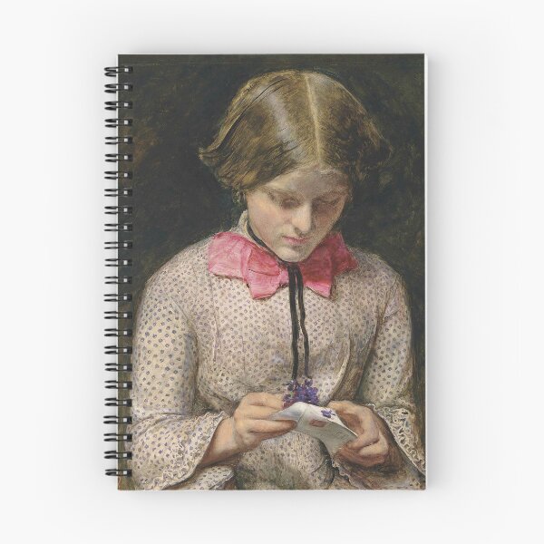 Item preview, The Violet's Message by Sir John Everett Millais - Vintage Art designed and sold by RickE.