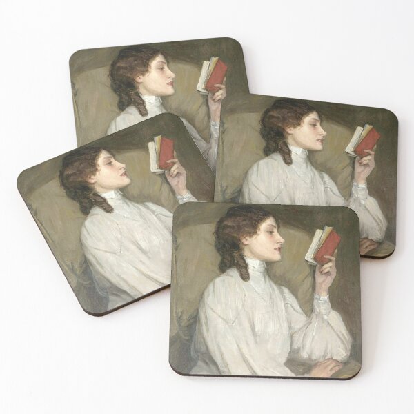 Item preview, The Red Book by Sir John Lavery - Vintage Art designed and sold by RickE.