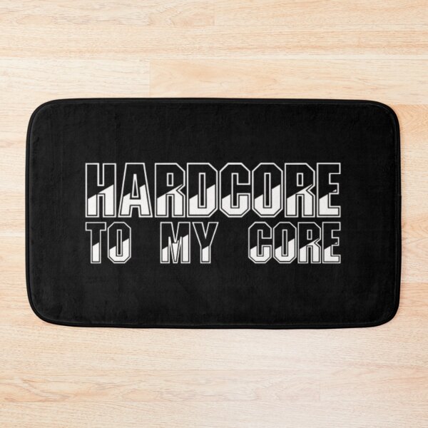 Item preview, Hardcore To My Core Hardcore Music White designed and sold by RichTeeDesigns.
