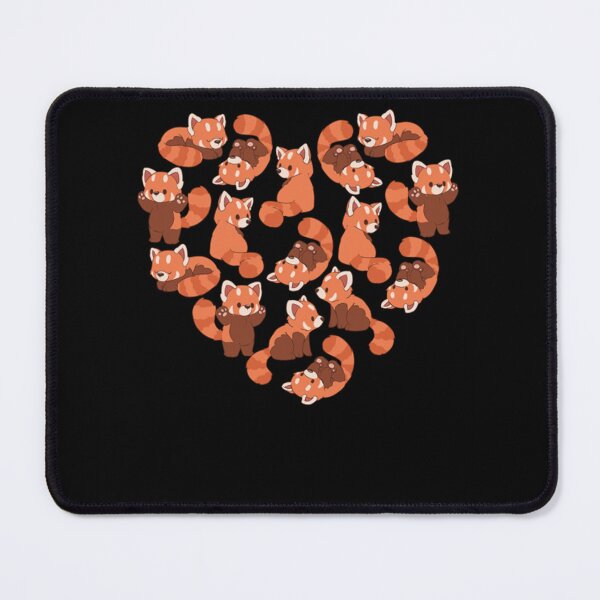 Item preview, red panda heart Classic designed and sold by ElizabethMorel.