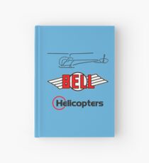 Retro Bell 47 Helicopter Hardcover Journal