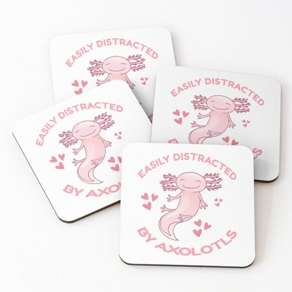 Item preview, EASILY DISTRACTED BY AXOLOTLS designed and sold by Wooden-rack.
