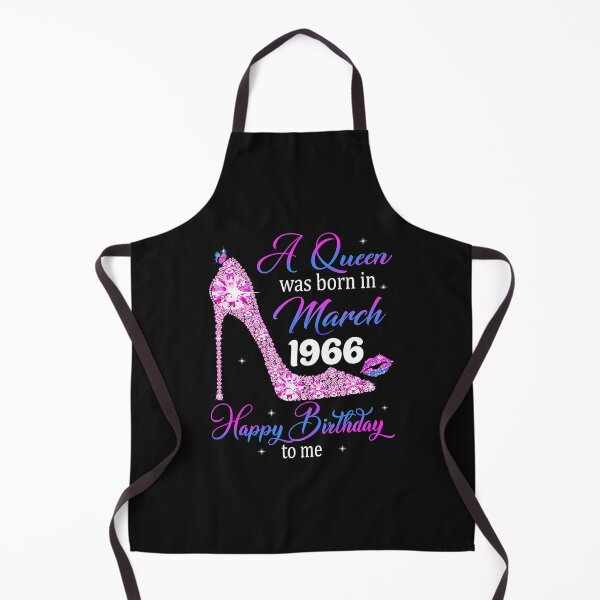 Item preview, A Queen Was Born In March 1966 Happy Birthday To Me Floral designed and sold by KathrineSandnes.