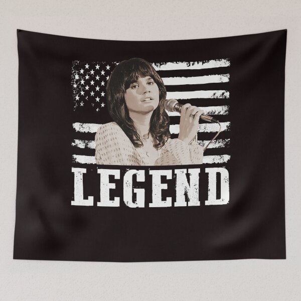 Item preview, Distressed American Flag Linda Ronstadt Music Legend designed and sold by jarmarcussevag.