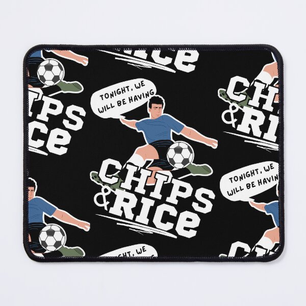 Item preview, Tonight We Will Be Having Chips And Rice Football Soccer v2 designed and sold by 133DandC.