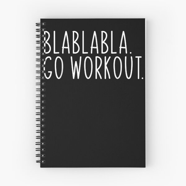 Item preview, Workout Saying Fitness Gym Blablabla Funny  designed and sold by midoxthemagnent.