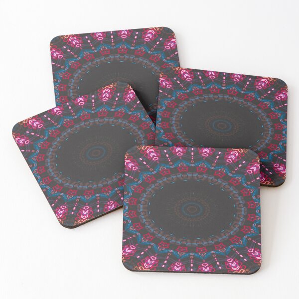 Item preview, Blue Rose Pink and Orange Mandala designed and sold by Thsid.