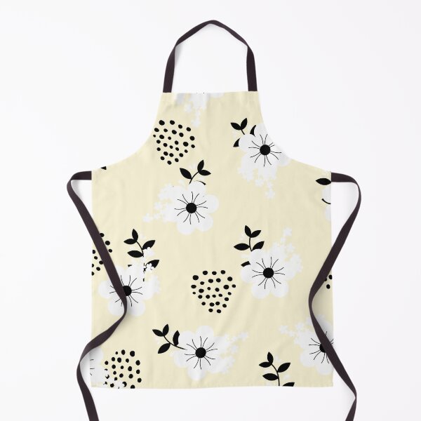 Item preview, Minimalistic White Flowers with Colorful Background (yellow) designed and sold by Dorina Larsdotter.