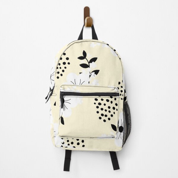 Item preview, Minimalistic White Flowers with Colorful Background (yellow) designed and sold by Dorina Larsdotter.