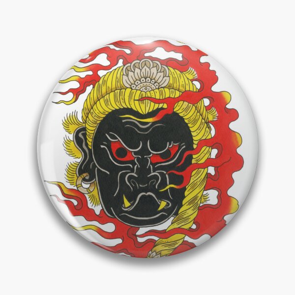Item preview, Fudo Myoo tattoo design flash  designed and sold by HailRudd.