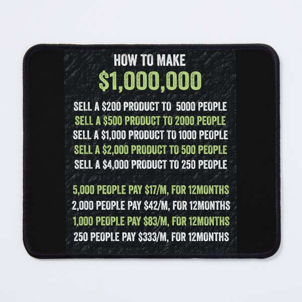 Item preview, How to make a Million Dollars designed and sold by VintagePrada.