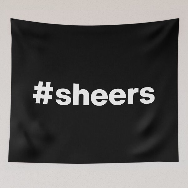 Item preview, Hashtag sheers designed and sold by ArtIsParty.
