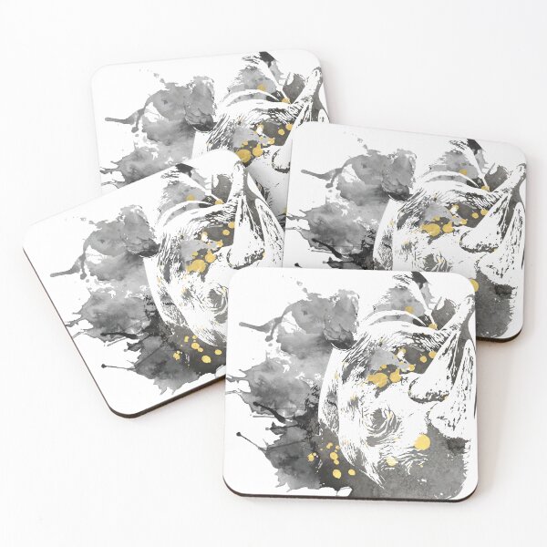 Item preview, Watercolor of Black Rhino designed and sold by BossLadyNix.