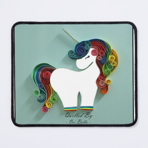 Item preview, colorful unicorn (Adi) designed and sold by quillArtRB.
