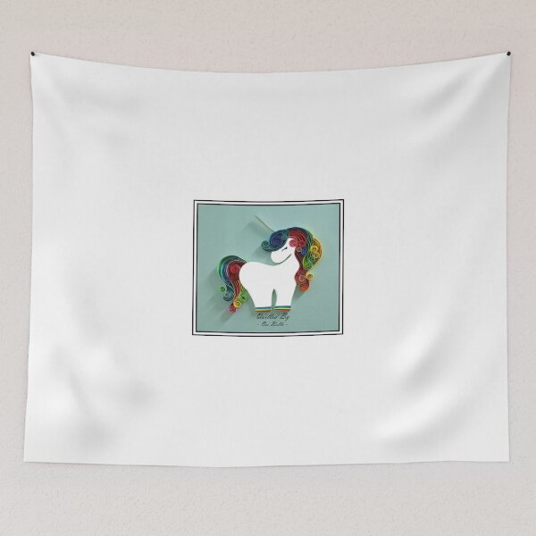 Item preview, colorful unicorn (Adi) designed and sold by quillArtRB.