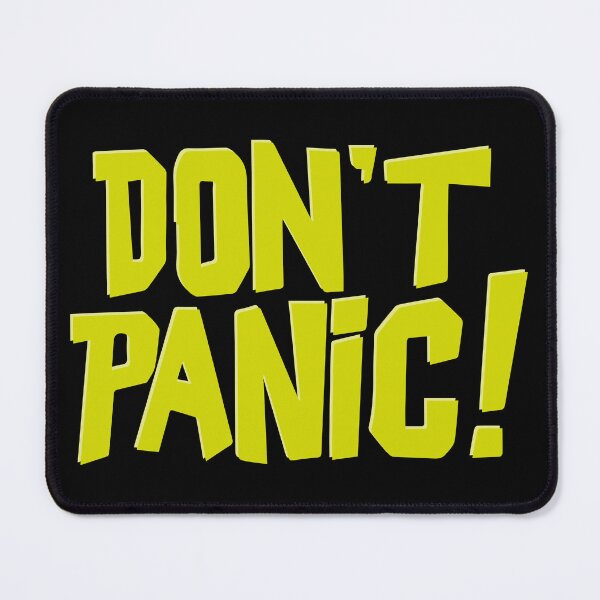 Item preview, Don't Panic Hitchikers Guide designed and sold by iconikit.