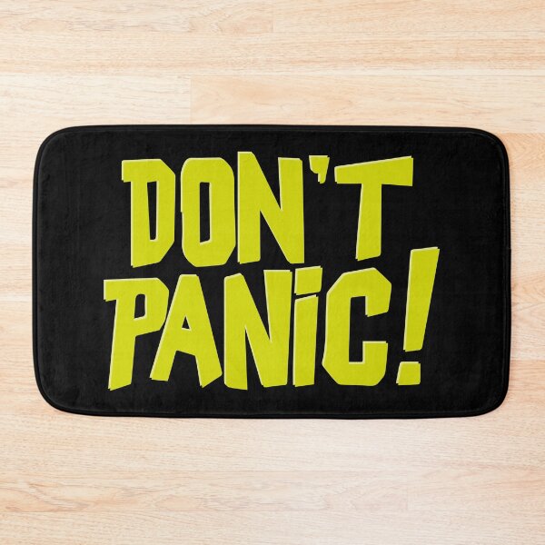 Item preview, Don't Panic Hitchikers Guide designed and sold by iconikit.