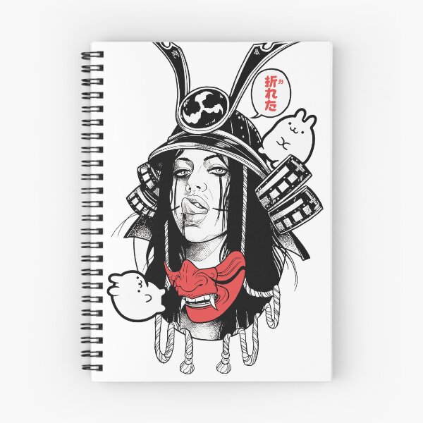 Item preview, Japanese Samurai Pop Art Cool Girl designed and sold by OWLvision33.