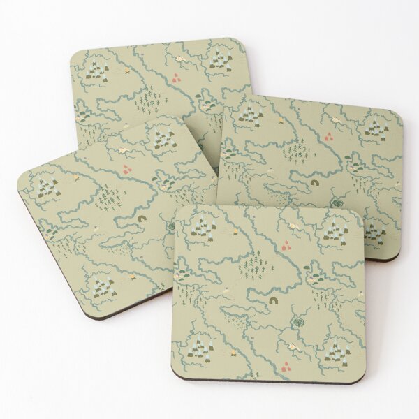 Item preview, Adventure Map Hand Drawn Pattern designed and sold by haximica.