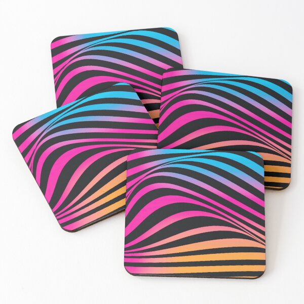 Item preview, Curved colorful stripes designed and sold by AnnabellaRh.
