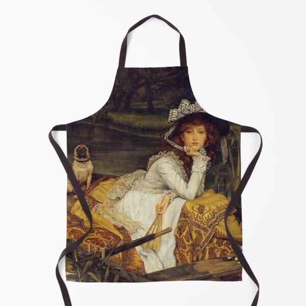 Item preview, Young Lady in a Boat by Tissot - Vintage Art designed and sold by RickE.